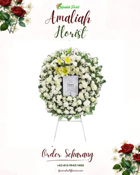 Krans Bunga Duka Subang Mas